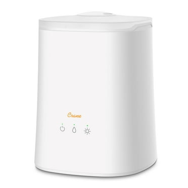 Crane 1.2 Gallon Cool Mist Top Fill Humidifier & Aroma Diffuser for Medium to Large Rooms
