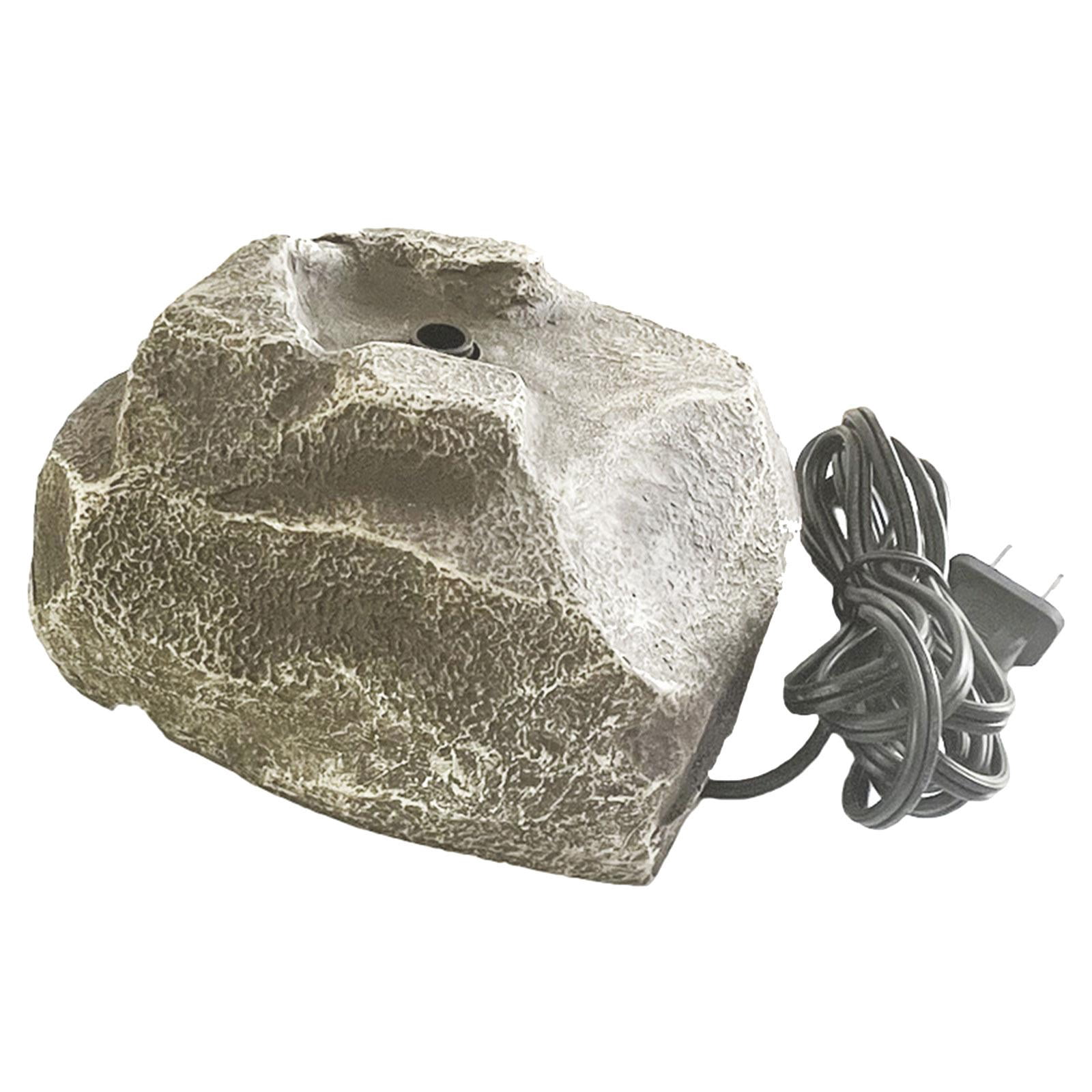 Bird Bath Water Fountain Rock Waterfall Lightweight for Bird Bath Aquariums Water Fountain for Home Office Lawn Pond Outdoor