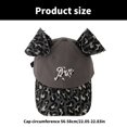 thumbnail image 5 of Yokua Unique Leopard Ear Baseball Caps Sunproof Hat for Fashion Enthusiast Daily Use, 5 of 16