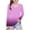 Pink, variant on Efsteb Girls Long Sleeve Shirts Basic Tunic Tops Comfy Long Sleeve V-Neck Gradient Print Casual Soft Lightweight Shirt for Parties(Pink,13 Years)