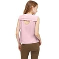 thumbnail image 2 of ZACPNCV Girls Workout Tank Tops Loose Fit Open Back Running Shirts Sleeveless Quick Dry Athletic Gym Yoga Top Pink 8-9 Years, 2 of 9