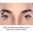 thumbnail image 3 of Unique Bargains 3pcs Soft Double Sided Eyebrow Brush Angled Eye Brow Brush Eyelash Extension Brush Pink Black, 3 of 5