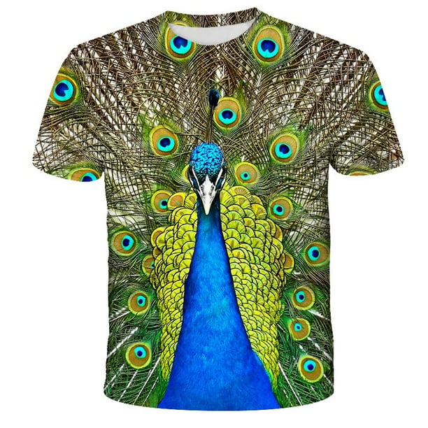 3D Baby Boys Clothes T shirt Kids Funny Dinosaur Printed Dino Tshirt Cartoon Toddler Children Casual Summer Tops12T Gong Bohan LED
