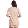 thumbnail image 3 of Just Love Womens Pajama Set (Soft Cheetah, Small), 3 of 3