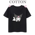 thumbnail image 3 of Camiseta Kuromi, camiseta de manga corta de algodón de verano 2024 para niños y niñas, camiseta de anime japonés Kawaii, camisetas para bebés, 3 of 5