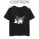 thumbnail image 3 of Camiseta Kuromi, camiseta de manga corta de algodón de verano 2024 para niños y niñas, camiseta de anime japonés Kawaii, camisetas para bebés, 3 of 5