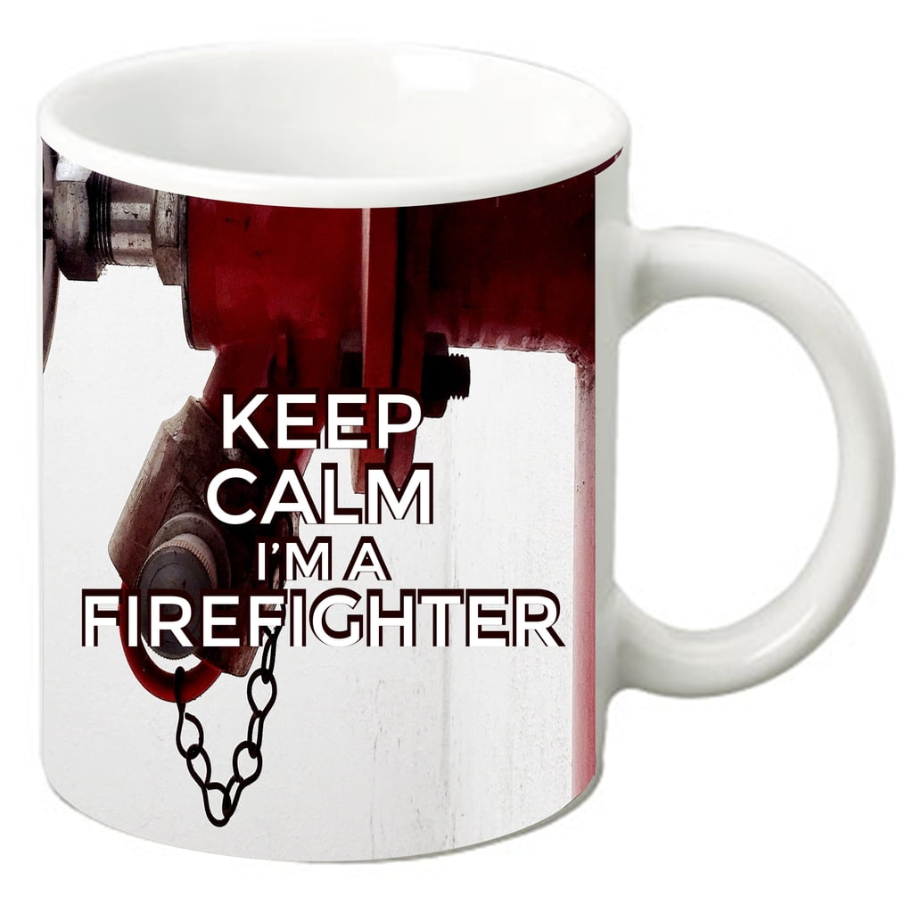 Keep calm I’m a fireman mug 