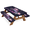 Multicolor 2, variant on ADECORIVY Sunflower Bee Picnic Table Cover with Bench Covers, Waterproof Vintage Farm Seasonal Outdoor Camping Tablecloth, Windproof Elastic Fitted Table Cover, 72 Inch 3PCS