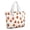 White Halloween Pumpkins, variant on Tote Bag for Women - Witch's Brew Halloween Pattern Shoulder Bag - Large Utility Work Duffle Bag with Zipper Handbag for Travel, Work, Sprots