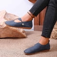 thumbnail image 4 of Busydd Flats for Women Trendy Comfortable Round Toe Dress Shoes for Women Casual Versatile Solid Color Slip-On Women Shoes 5.5, 4 of 9