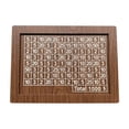 thumbnail image 1 of ¡Campaña con descuento!Hucha de madera marrón claro, artesanía de madera de regalo para niños, 1 of 4