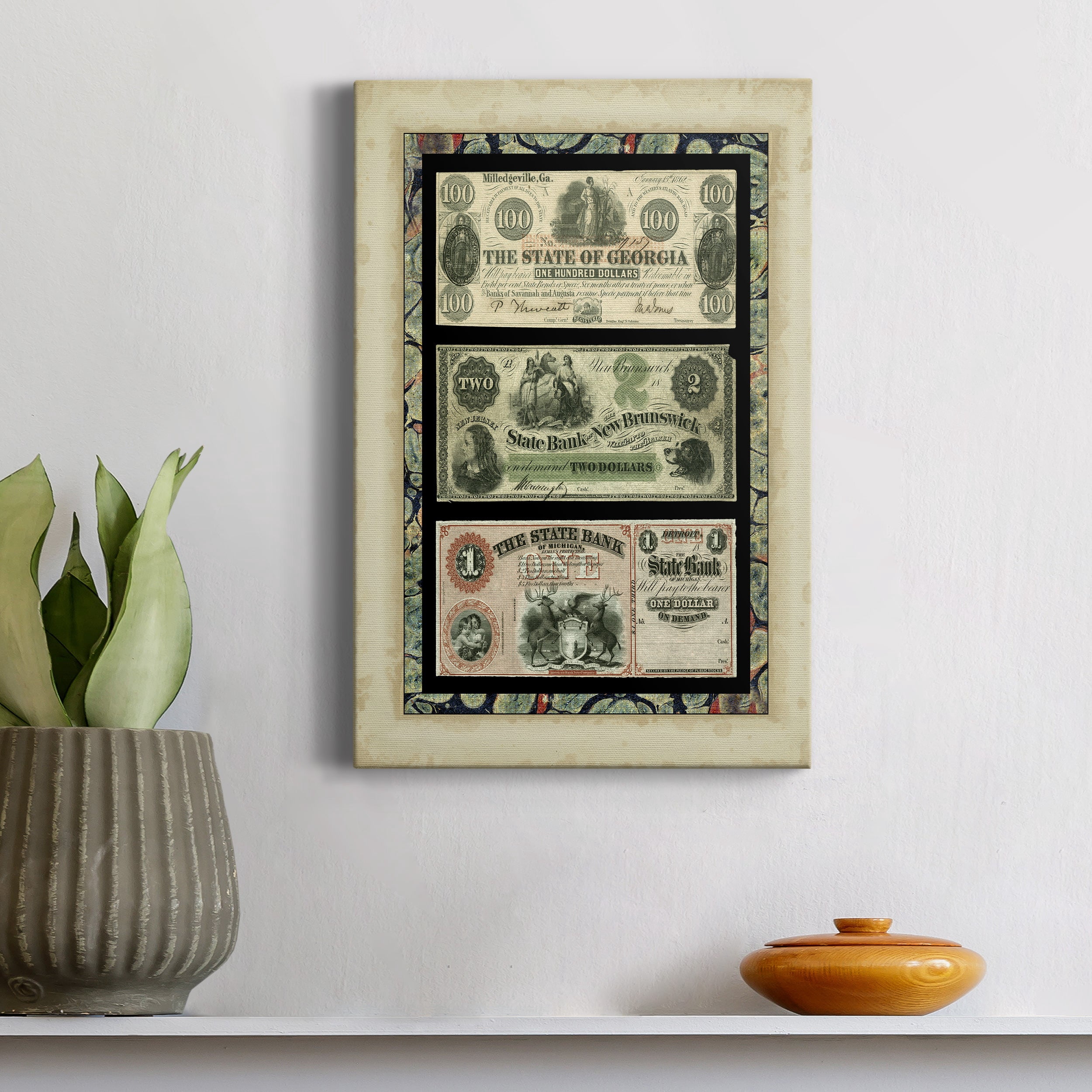 Money Money Money I Premium Gallery Wrapped Canvas - Ready to Hang