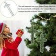 thumbnail image 6 of Crossed Shape Wire Wreath Forms Flower Craft Kits Seasonal Door Decorations 2Pack, 6 of 8