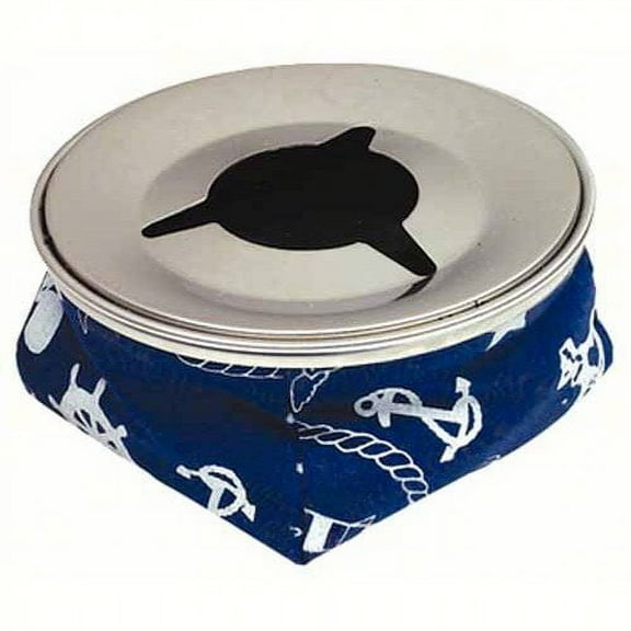 Seachoice Windproof Stainless Steel Ashtray, Blue