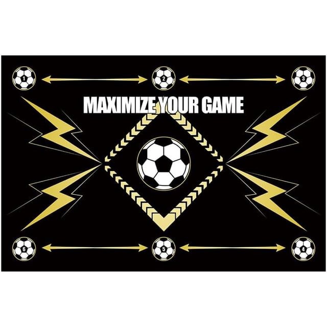 Diatomite Soccer Training Mat - 24x35 Inch Non-Slip Football Practice Pad, Indoor Quiet Footwork Exercise Mat for Home Use, Dirt Resistant Skills Development Mat