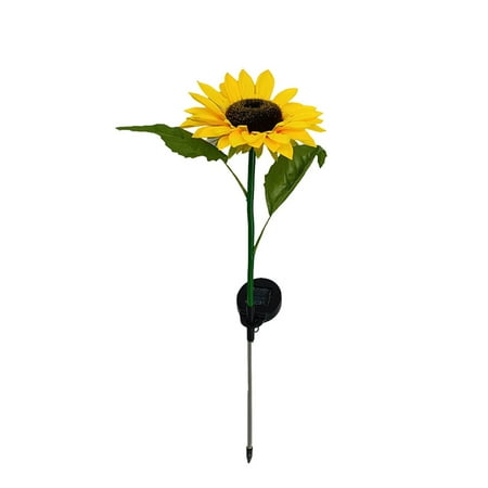 Yangneng Sunflower Lamp Outdoor Courtyard Lamp Park Ground Insertion Lamp Lights for Your Garden Landscape Path Yard Book Light for Reading in Bed
