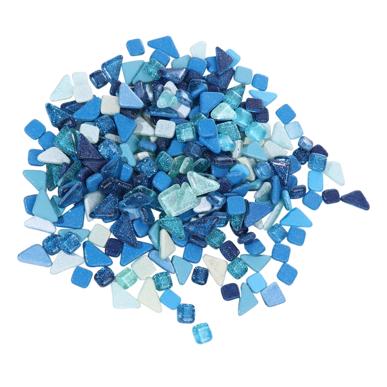 HEMOTON Colorful Craft Mosaic Tiles for Projects, Crystal Decorative Stones, Art Supplies for Kids and Adults
