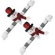 thumbnail image 2 of Christmas Curtain Tiebacks Snowman Curtain Holdbacks with Hook and Loop 2Pcs, 2 of 4