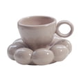 thumbnail image 1 of Taza de té para casa de muñecas, taza de café, decoración para casas de muñecas, decoración para la vida de las casas de muñecas violetas, 1 of 8