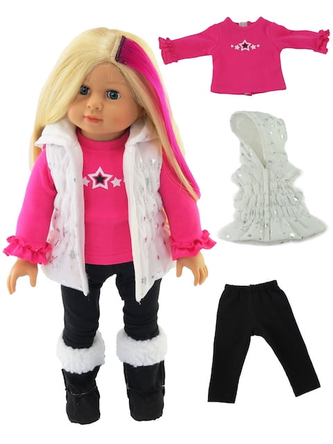 Hot Handmade Accessories Fits 18"Inch American Girl Doll Fashion Sportswear Suit 