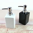 thumbnail image 4 of Yirtree Empty Ceramic Pump Bottles, Environmentally Friendly Refillable Lotion Soap Dispenser Liquid Container for Kitchen or Bathroom Soaps Shampoo and Body Wash, 4 of 8