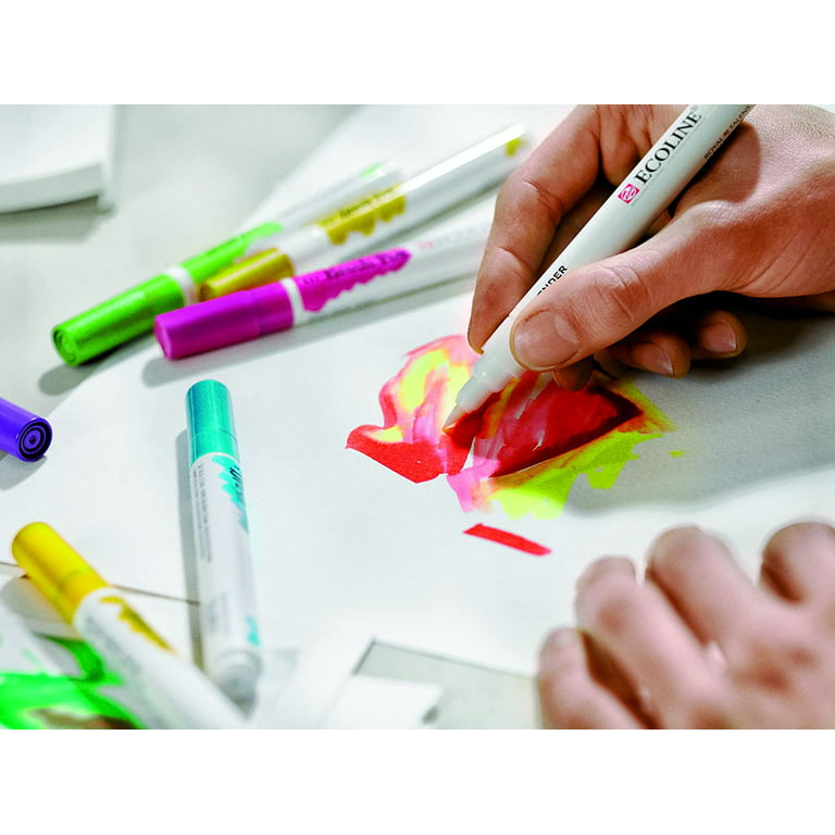 Ecoline Watercolour Brush Pen, Cold Grey - The Art Store
