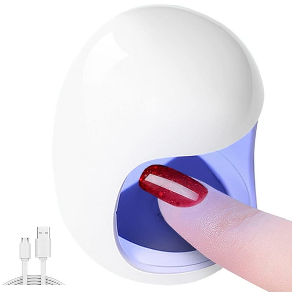 Lámpara de fototerapia para uñas, lámpara UV de gel con forma de huevo, minilámpara UV USB para uñas, secador solar con terapia LED, herramientas automáticas con sensor para uñas de manos y pies.