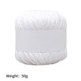 thumbnail image 4 of Knitting Thread Cotton Crochet Yarn yarn crochet Embroidery Clothes Sweater Tapestry Weave Line DIY Accessory, White, 4 of 8
