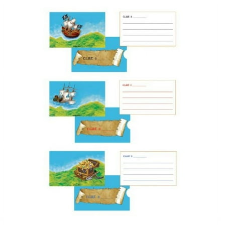 Pirate Party Treasure Hunt Game (each) 24 Cards - Party Supplies