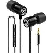 Earphones, LUDOS Ultra Wired Earbuds in-Ear Headphones with Microphone, Earphones with Mic and Volume Control, Memory