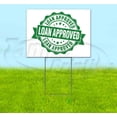 thumbnail image 1 of Loan Approved (18" x 24") Yard Sign, Includes Metal Step Stake, 1 of 6