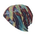 thumbnail image 1 of Beanie Hats for Men and Women, Fractal Twirl Swirl Starfish Patterns Adult Unisex Knit Hat Winter Warm Skull Cap, 1 of 7