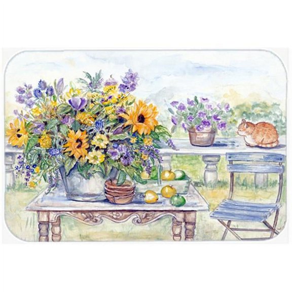 Carolines Treasures Patio Bouquet of Flowers Mouse Pad - Hot Pad or Trivet
