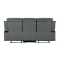 thumbnail image 2 of Titan Furnishings Transitional Microfiber Fabric Sofa in Gray, 2 of 11