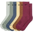 thumbnail image 3 of Nike Men's 6-pack Everyday Plus Cushion Crew Training Socks Multicolor Large, 3 of 6