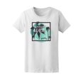 thumbnail image 2 of Summer Beach Emerald Watercolor T-Shirt Women -Image by Shutterstock, Female x-Large, 2 of 4