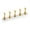 Gold, variant on Acrylic Nail Practice Stand Tip Holder Alloy Base Salon Training Display Durable Fingernail Art Manicure Tool Beginner Professional Portable Storage Organization Home Studio