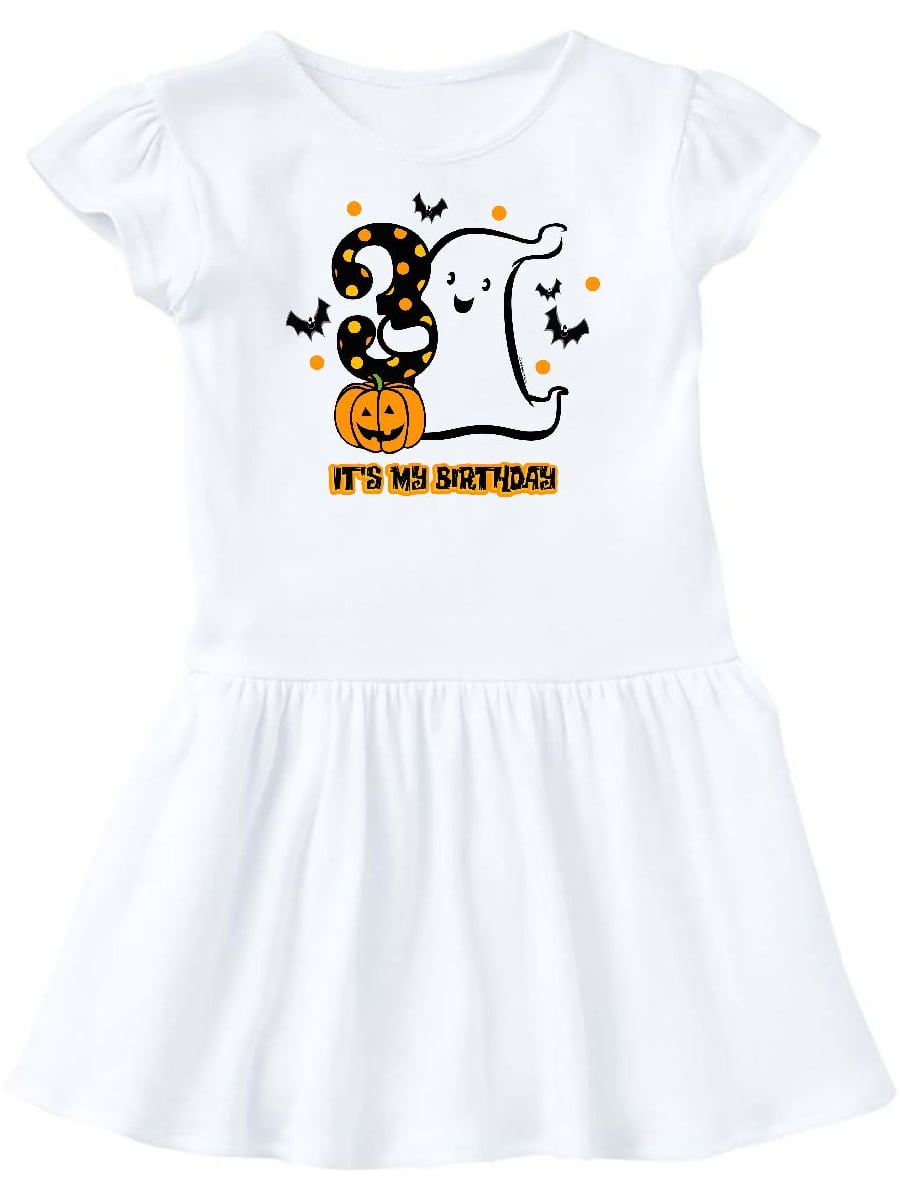 inktastic 3rd Birthday with Unicorn Ghost and Bats Toddler T-Shirt