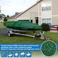thumbnail image 5 of Leader Accessories 600D Polyester Waterproof Trailerable V-hull Tri-hull Boat Cover,Green, 5 of 7
