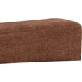 thumbnail image 6 of Meridian Furniture Alora Cognac Polyester Fabric Bench, 6 of 10