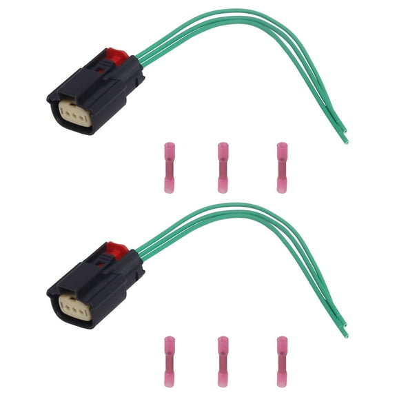 Set of 2 ISA Ignition Coil Connector For Ford Lincoln 2007-2017 C-Max Edge Explorer F-150 F-250 F-350 Super Duty Flex Fusion l4 V6 V8 2.0L 3.5L Replacement for S2280 WPT931 EC2183 PT2268