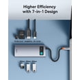 thumbnail image 2 of Hub USB C Baseus 7 en 1 con HDMI 4K @60Hz, 3 USB-A, PD de 100 W, 2 of 7