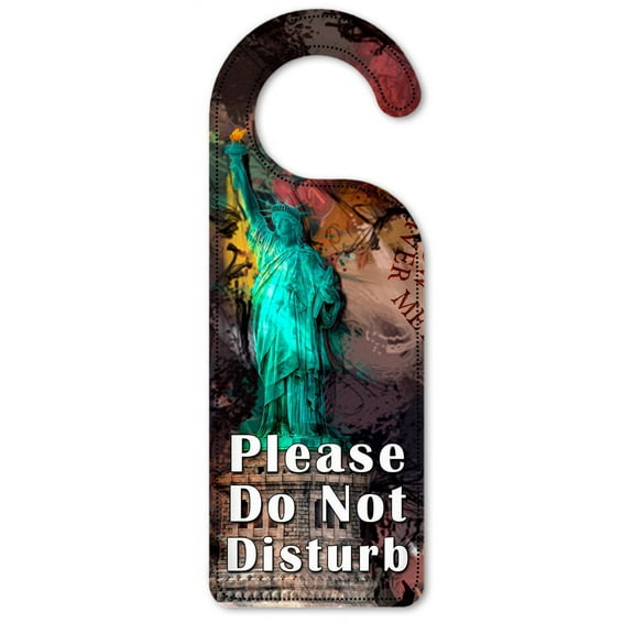 Do Not Disturb Door Knob Hanger Sign - Statue of Liberty Metropolitan