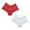 White+Red, variant on GERsome Women's Underwear Lace Shorts V Waist Breathable Cheeky Panties Boyshorts Underwear Women 2 Pack S-2XL