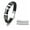 Customize-Silver-20cm, variant on Mens Double-Band Black Braided Leather Bangle Bracelets Cremation Jewelry for Ashes Wristband Memorial Urn Bangle with Cross Charm