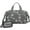 Grey Dog Paw, variant on Women Men Gym Bag,Dachshund Footprint Small Duffle Bag Spend the Night Bags for Women with Shoes Compartment Washbag,Detachable Shoulder Strap,19.7x8.3x11 Inches