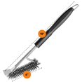 thumbnail image 5 of BININBOX Grill Cleaning Brush - Stainless Steel BBQ Cleaner Brush & Scraper, Sturdy Woven Wire Bristles & Nonslip Handle, Weber Gas/Charcoal Grill Cleaning Tool, Black$$, 5 of 7