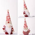 thumbnail image 5 of Christmas Gnome Plush Elf Decorations - Mr. Xmas Holiday Handmade Scandinavian Tomte for Christmas Decorations - Tiered Tray Decor, Holiday Presents, Home Office Table Decorations, 5 of 9