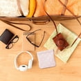 thumbnail image 5 of Leather Lipstick Case Travel Lipstick Bag Small Makeup Bag for Cosmetics Headphones Jewelry and Small Items Organizer, 5 of 7