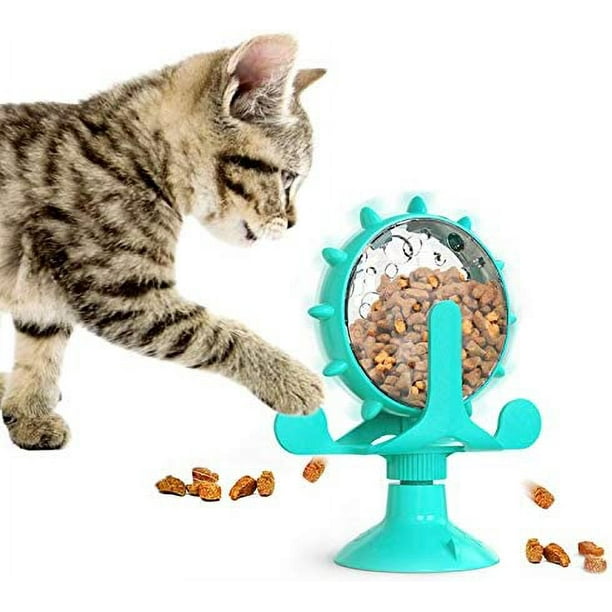 SHAR Cat Toys, Cat Food Dispenser, Interactive Windmill Toys for